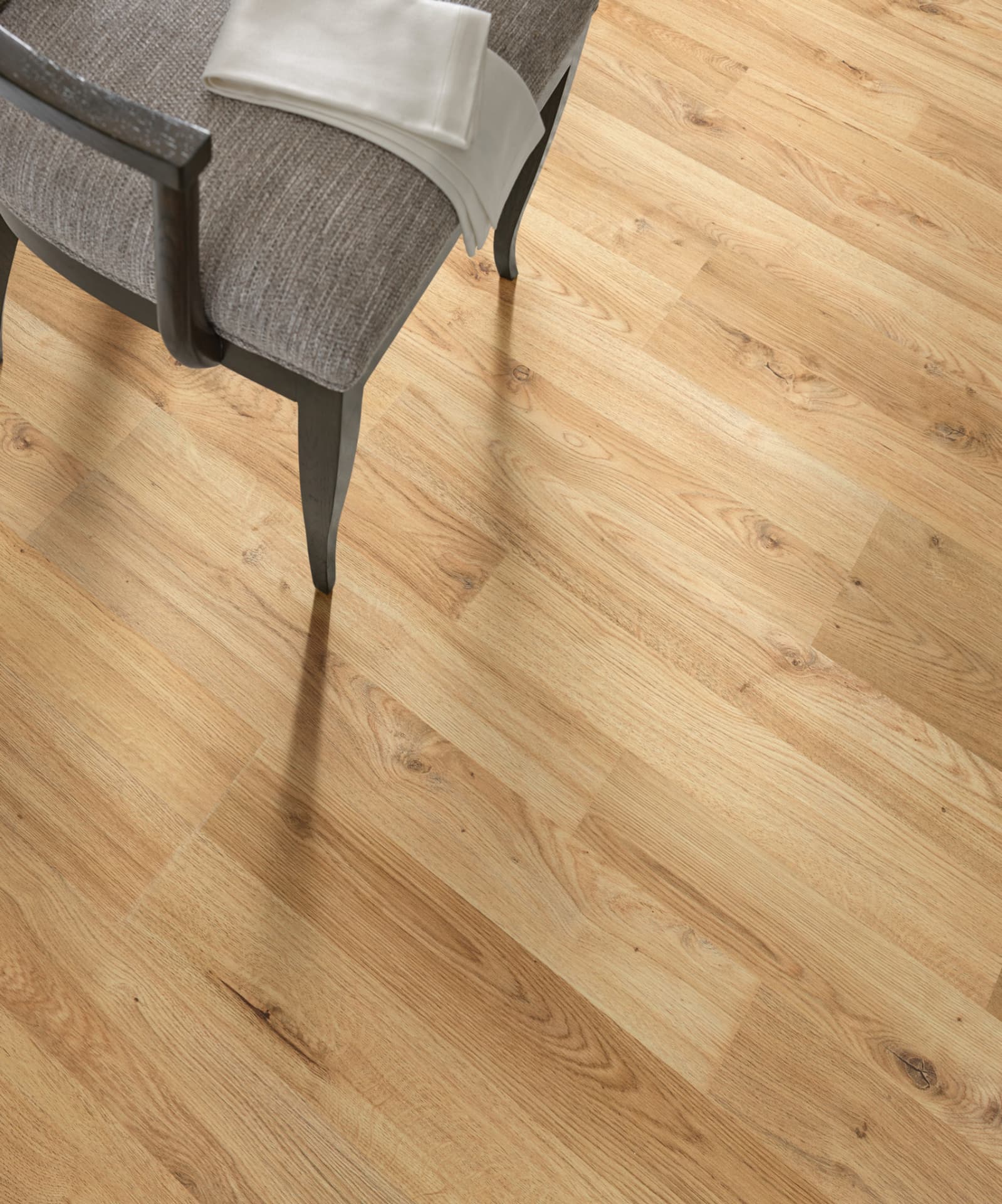 Laminate flooring installed in a Central Minnesota home