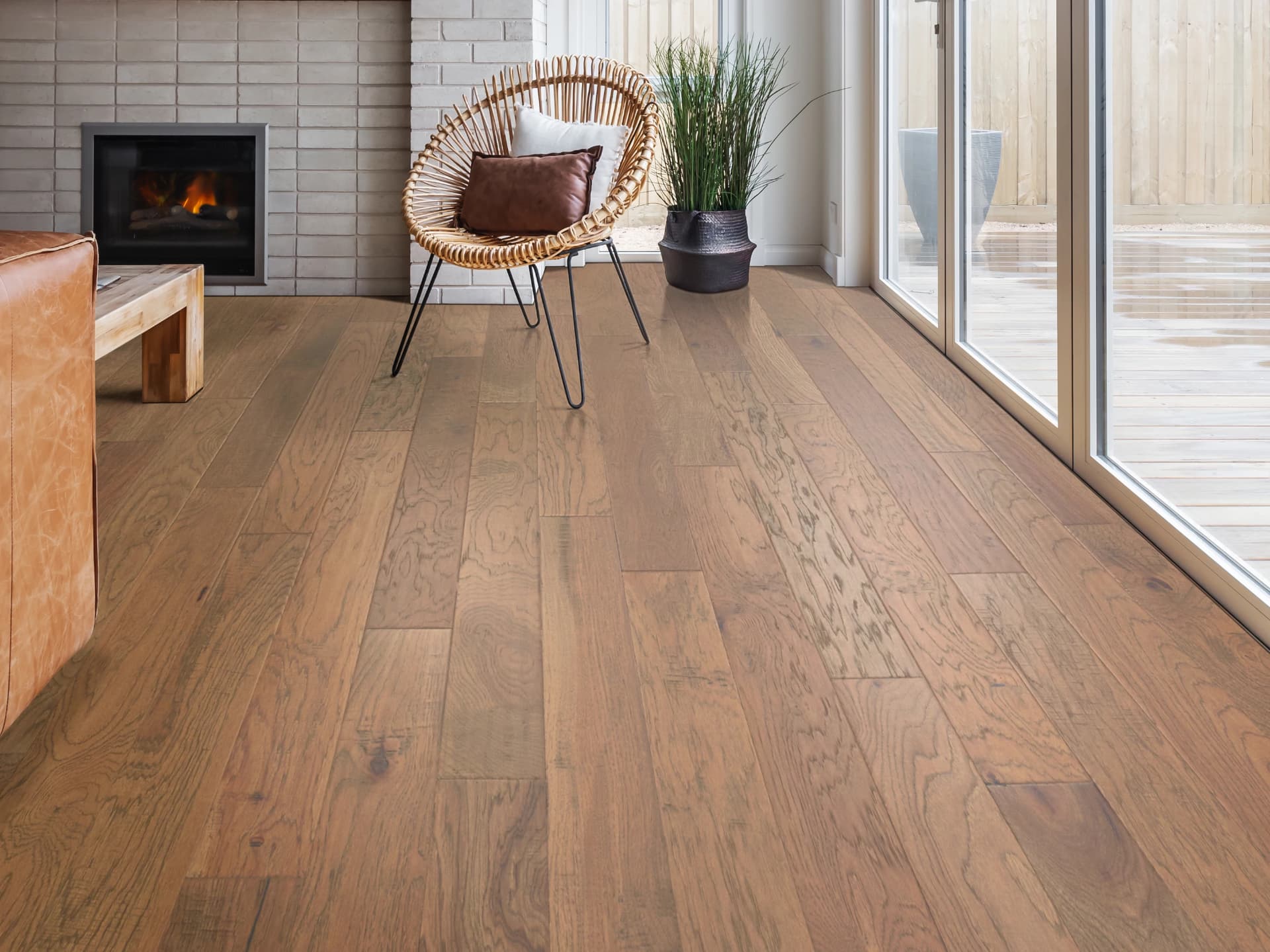Hardwood flooring installed in a Central Minnesota home